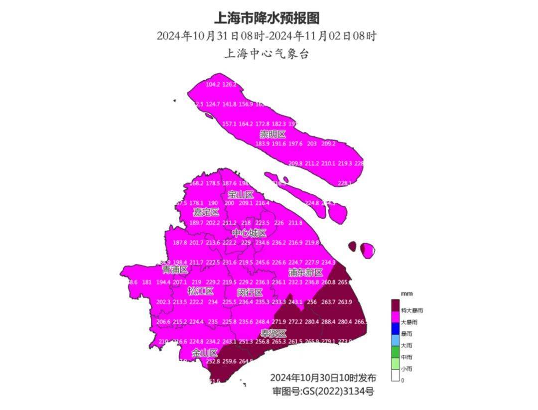 上海明后天將有大暴雨，或為1981年以來11月最大降雨