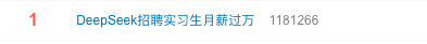 實(shí)習(xí)生月薪過萬！DeepSeek梁文鋒談?wù)衅笜?biāo)準(zhǔn)：偏好應(yīng)屆生